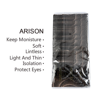 Arison lashes New 50 чифта удължаване на мигли под гел подложки за очи Маска за очи Хартиени лепенки Съвети Пакет стикери Маска Инструменти за грим