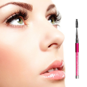 Rhinestone Handle Lash Brush Reusable Eyelash Brushes Mascara Applicator Wand brushes Eyelash Extension Makeup