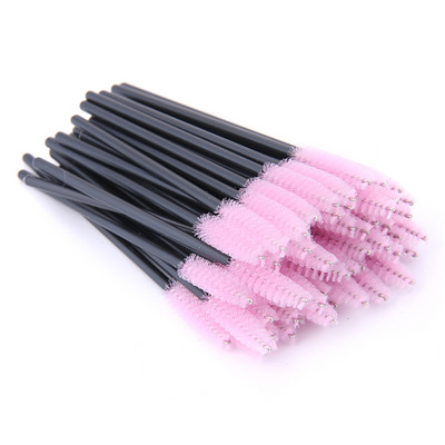 Eldobható szempilla kefe 5-50 db Crystal Lashes smink ecsetek gyémánt nyelű szemöldök szempilla kefék szempilla hosszabbító eszközök
