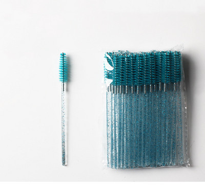 50kom/100kom Sjajni jednokratni štapići za aplikatore za trepavice Set četkica za uvijače Maskara Četkice za namatanje obrva Češljići Štapići za uvijanje četkica