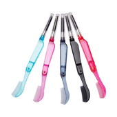 1 бр. Мини гребен от неръждаема стомана с двойно предназначение Четка за мигли Гребен за мигли Гребен за вежди Многофункционални инструменти за грим Четка за спирала