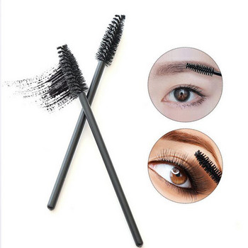 Νέα 50 τεμ./συσκευασία Βούρτσα μακιγιάζ βλεφαρίδων μιας χρήσης Mascara Applicator Wand Eyes Lip Cosmetics Brushes Extension Cosmetic Make up Kit