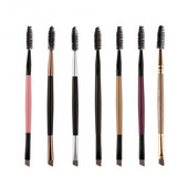 1 buc Docolor pentru sprâncene pentru gene + pieptene pentru sprâncene Perii pentru sprâncene Perii pentru rimel Accesorii în spirală + perie în unghi Perie de machiaj