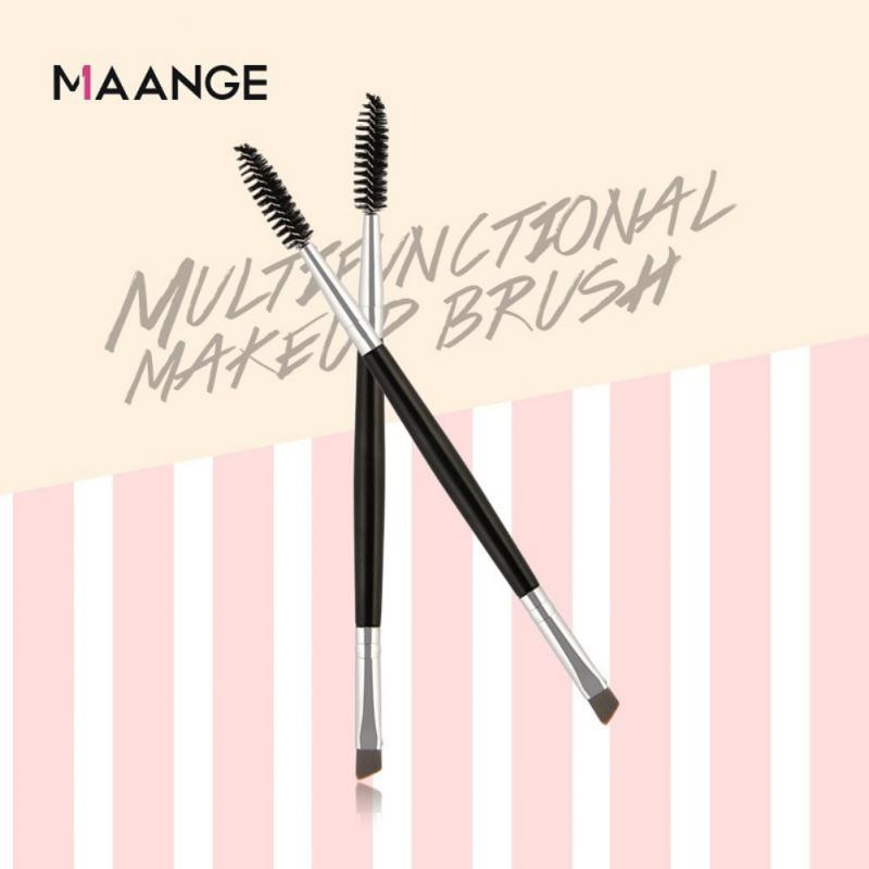 1 buc Docolor pentru sprâncene pentru gene + pieptene pentru sprâncene Perii pentru sprâncene Perii pentru rimel Accesorii în spirală + perie în unghi Perie de machiaj