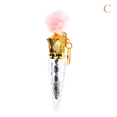 1 db Tube szempilla kefe kulcstartó szempillaspirál pálca szempillahosszabbításhoz Clear Micro Comb Container sminkeszköz