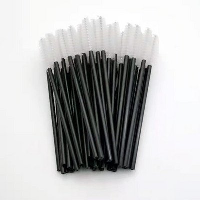 Labas kvalitātes vienreizlietojamie 50/5 gab./iepakojumā Crystal Eyelash Makeup Brush Diamond Handle Skropstu nūjiņas Skropstu pieaudzēšanas grima instrumenti
