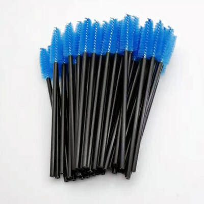 Labas kvalitātes vienreizlietojamie 50/5 gab./iepakojumā Crystal Eyelash Makeup Brush Diamond Handle Skropstu nūjiņas Skropstu pieaudzēšanas grima instrumenti