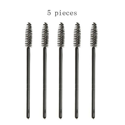 Labas kvalitātes vienreizlietojamie 50/5 gab./iepakojumā Crystal Eyelash Makeup Brush Diamond Handle Skropstu nūjiņas Skropstu pieaudzēšanas grima instrumenti