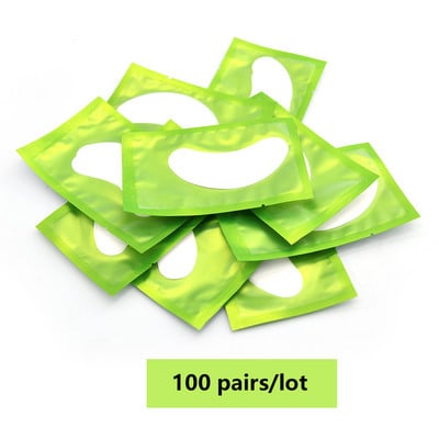 50/100 de perechi Plasture pentru extensie de gene Plasturi cu hidrogel Plasturi de sub ochi Tampoane de gel pentru gene Plasturi de sub ochi Plasture pentru gene