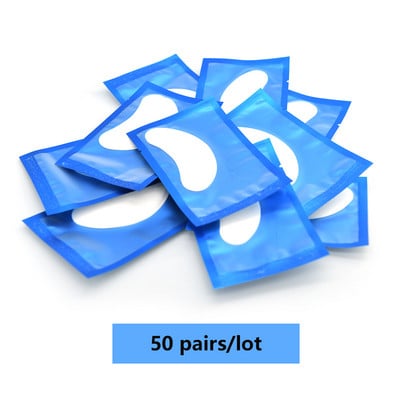 50/100 de perechi Plasture pentru extensie de gene Plasturi cu hidrogel Plasturi de sub ochi Tampoane de gel pentru gene Plasturi de sub ochi Plasture pentru gene