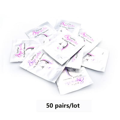 50/100 de perechi Plasture pentru extensie de gene Plasturi cu hidrogel Plasturi de sub ochi Tampoane de gel pentru gene Plasturi de sub ochi Plasture pentru gene