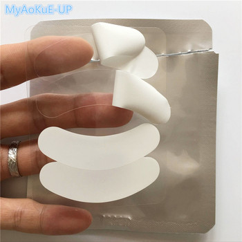 40 опаковки на едро 3D силиконови подложки за очи Подложки за удължаване на мигли Грим Инструменти за мигли