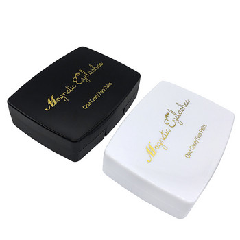Magnetic Eyeashes with 3 Magnets Kit Acrylic Box Case Packaging with Mirror 3d Mink Eye Set Lash Natural Makeup για ψεύτικες βλεφαρίδες