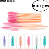 200 buc. Extensie de gene Perie de unica folosinta aplicator Stick de rimel Elice Set perie de machiaj pentru gene Instrumente de machiaj