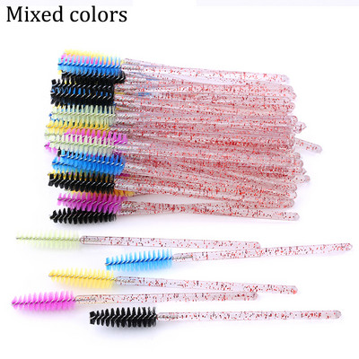 200 buc. Extensie de gene Perie de unica folosinta aplicator Stick de rimel Elice Set perie de machiaj pentru gene Instrumente de machiaj