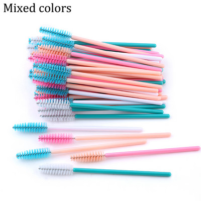 200 buc. Extensie de gene Perie de unica folosinta aplicator Stick de rimel Elice Set perie de machiaj pentru gene Instrumente de machiaj