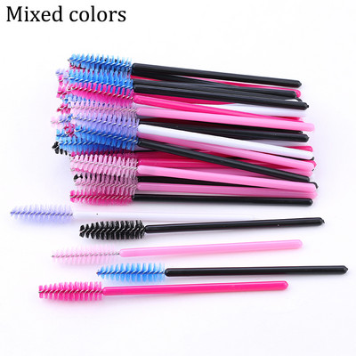 200 buc. Extensie de gene Perie de unica folosinta aplicator Stick de rimel Elice Set perie de machiaj pentru gene Instrumente de machiaj