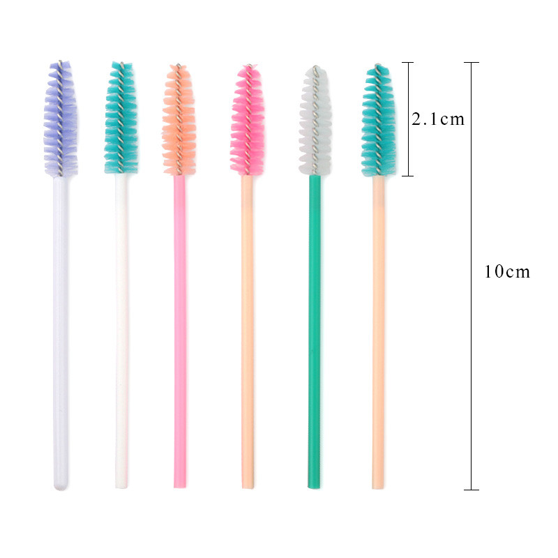 200 buc. Extensie de gene Perie de unica folosinta aplicator Stick de rimel Elice Set perie de machiaj pentru gene Instrumente de machiaj