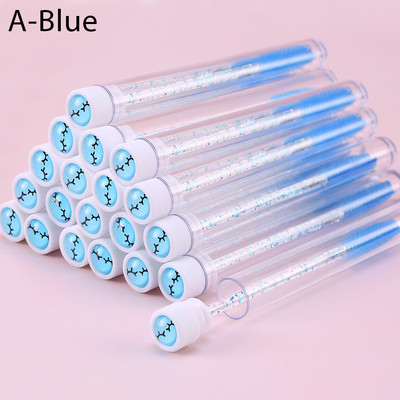 Perie de unică folosință pentru sprâncene Design tub separat pentru extensie de gene Stick Perie aplicatoare pentru baghete de rimel pentru colorarea sprâncenelor