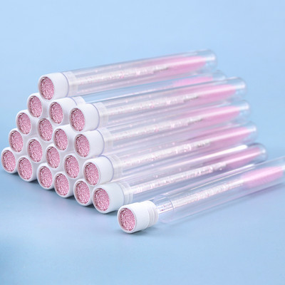 Perie de unică folosință pentru sprâncene Design tub separat pentru extensie de gene Stick Perie aplicatoare pentru baghete de rimel pentru colorarea sprâncenelor