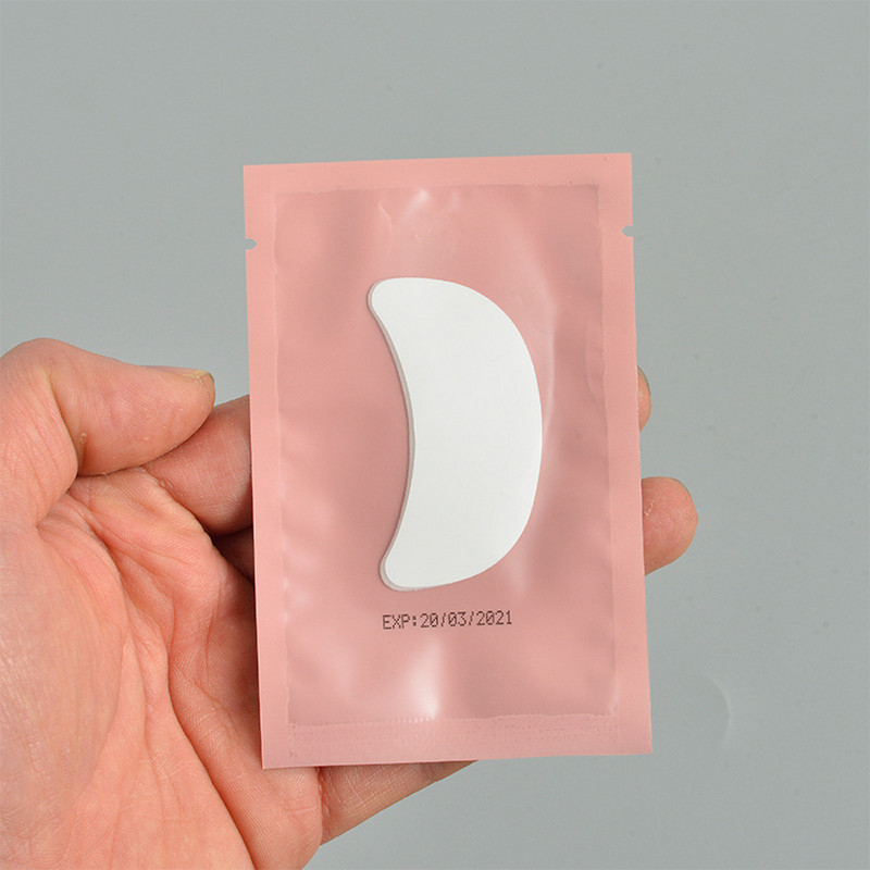 100 чифта подложка за мигли Гел лепенка Удължаване на мигли Хартиени лепенки Изкуствени мигли Подложки под очите Стикери без мъх Инструмент за красота