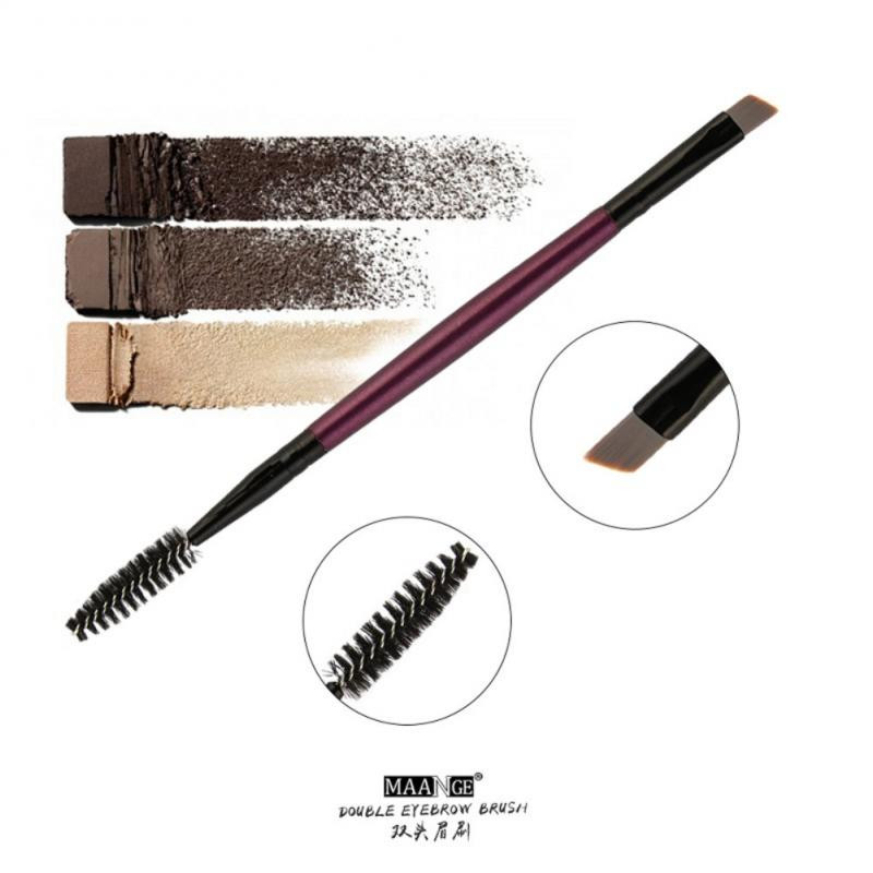 1 bucată pensule de machiaj Beauty Foundation Sprâncene Fard de pleoape Edge Eyeliner Pensule Accesorii pentru gene Instrumente de machiaj autentice