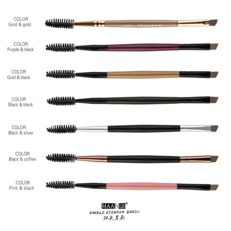 1 bucată pensule de machiaj Beauty Foundation Sprâncene Fard de pleoape Edge Eyeliner Pensule Accesorii pentru gene Instrumente de machiaj autentice