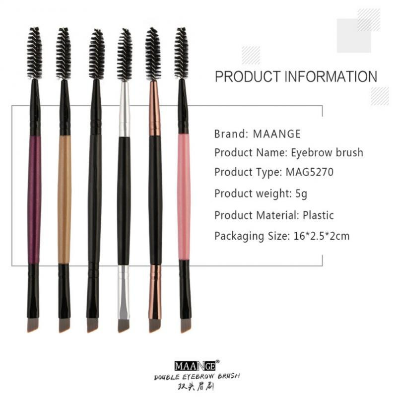 1 bucată pensule de machiaj Beauty Foundation Sprâncene Fard de pleoape Edge Eyeliner Pensule Accesorii pentru gene Instrumente de machiaj autentice