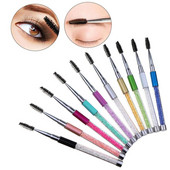 Extensie mâner cu strasuri Instrumente de altoire pentru ondularea genelor Pieptene pentru sprâncene Perii pentru gene Aplicator de rimel Baghete în spirală