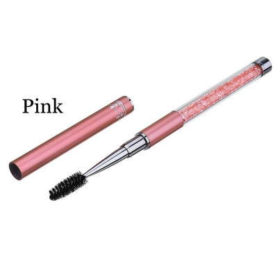 Extensie mâner cu strasuri Instrumente de altoire pentru ondularea genelor Pieptene pentru sprâncene Perii pentru gene Aplicator de rimel Baghete în spirală