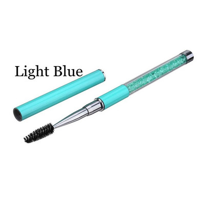 Extensie mâner cu strasuri Instrumente de altoire pentru ondularea genelor Pieptene pentru sprâncene Perii pentru gene Aplicator de rimel Baghete în spirală