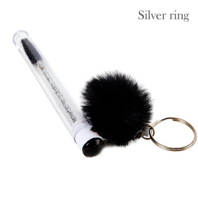 1 perie tub pentru gene cu bile de păr, baghetă de rimel, pentru extensia genelor, instrument de machiaj transparent pentru micro pieptene