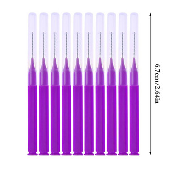 10 τμχ Bendable Micro Brushes Applicators Microbrush Eyelash Extensions Eyelash Glue Cleaning Brush for Eyelash
