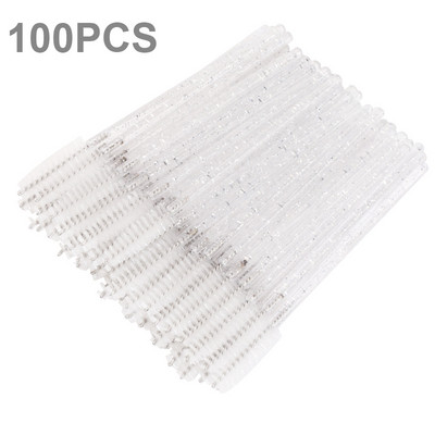 50/100/200 buc Perii pentru rimel pentru gene Baghete rezistente la praf Tub pentru perie pentru sprâncene Aplicator de machiaj înlocuibil Reutilizabil