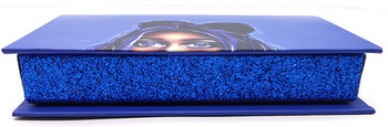 Нови 10 магнитни мигли и комплект очна линия Магнит Сини цветни фалшиви мигли Опаковка за мигли Подаръчна кутия Калъфи Грим