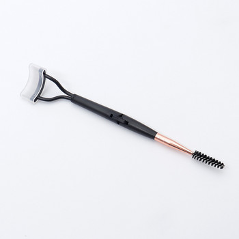 Сгъваема двойна глава извивачка за мигли Beauty Makeup Lash Separator Метална четка за мигли Mascara Curl Beauty Makeup Козметичен инструмент
