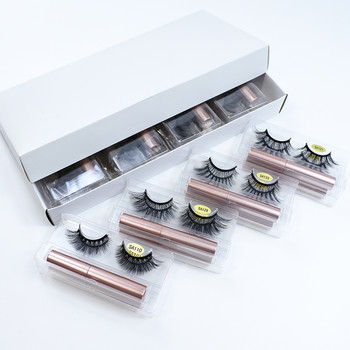 Μακιγιάζ Faux Cils Magnetique Lashes 10/30/50/100 Pairs Short Natural Magnetic Eyeliner Eyeliner