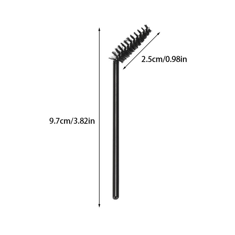 50 vnt. Blakstienų šepetėlis Vienkartinis blakstienų lazdelės atskyrimo įrankis Plastikinė rankena pakelianti antakių šepetėlius Makiažo reikmenys