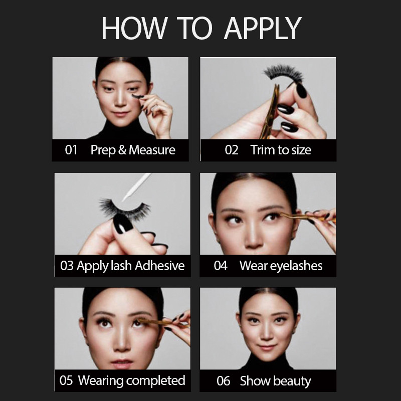 14/20 Pairs Mixed 3D Mink Lashes Ψεύτικες βλεφαρίδες Φυσικά μακριά εργαλεία μακιγιάζ ματιών Σετ ψεύτικες βλεφαρίδες Faux Cils Make Up Maquiagem