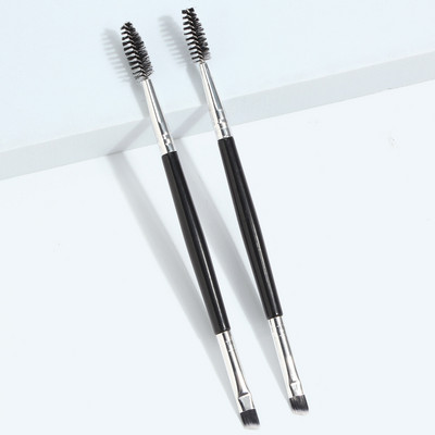 2 buc. perie pentru sprâncene cu cap dublu pieptene fard de pleoape pudră gene cosmetice perii de machiaj instrument de perie de machiaj pentru eyeliner