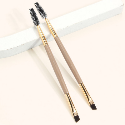 2 buc. perie pentru sprâncene cu cap dublu pieptene fard de pleoape pudră gene cosmetice perii de machiaj instrument de perie de machiaj pentru eyeliner