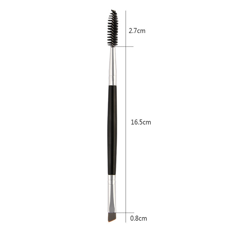 2 buc. perie pentru sprâncene cu cap dublu pieptene fard de pleoape pudră gene cosmetice perii de machiaj instrument de perie de machiaj pentru eyeliner