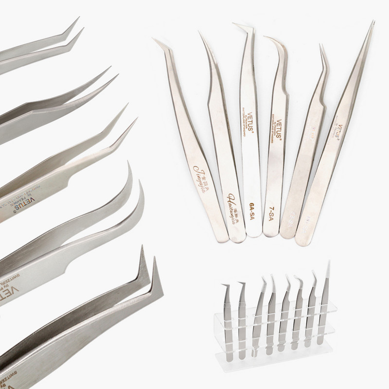 Τσιμπιδάκι για βλεφαρίδες 6/8 οπές Εργαλεία επέκτασης βλεφαρίδων ράφι Ατζέντα λαβίδα βάσης λαβίδα ψαλίδι ράφι αποθήκευσης Εργαλεία μακιγιάζ νυχιών