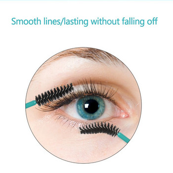 50PCS Βούρτσα Μακιγιάζ Eyelashes Eyelashes Extension Mascara Eyebrow Wands Applicator φορητή χτένα βλεφαρίδων μιας χρήσης
