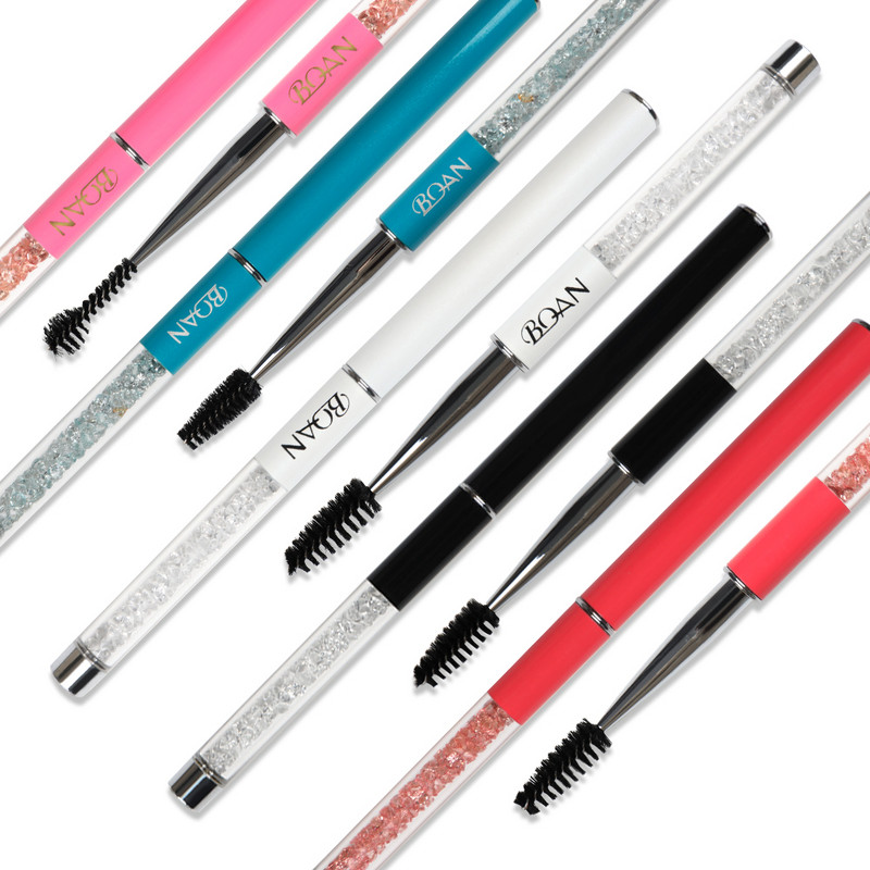 1 buc perie pentru gene cu strasuri perii reutilizabile pentru unghii aplicator bagheta de rimel pentru extensie de gene instrument de machiaj