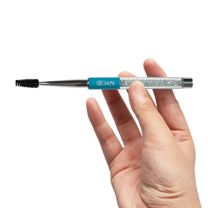 1 buc perie pentru gene cu strasuri perii reutilizabile pentru unghii aplicator bagheta de rimel pentru extensie de gene instrument de machiaj