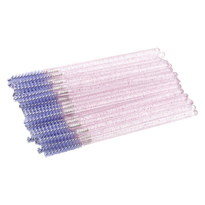 50Gb Skropstu pieaudzēšana Rainbow Crystal Skropstu tuša zizlis aplikators Spolers Eye Lashes Kosmētikas birstes komplekts grima rīks