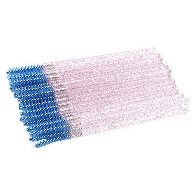 50Gb Skropstu pieaudzēšana Rainbow Crystal Skropstu tuša zizlis aplikators Spolers Eye Lashes Kosmētikas birstes komplekts grima rīks