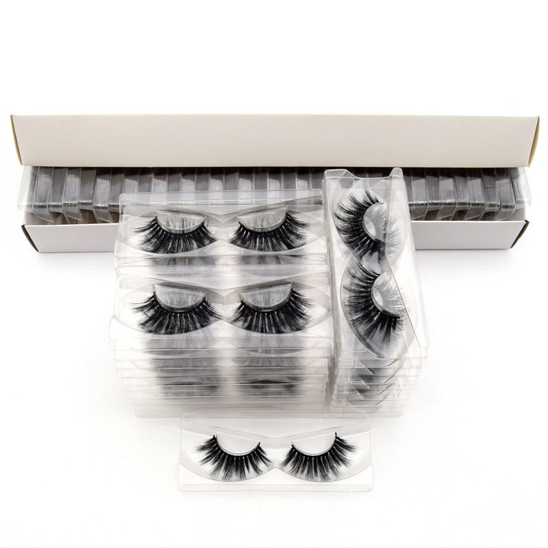 30 Ζεύγη/Παρτίδα Visofree Βλεφαρίδες Fake Mink Eyelashes No Box Φυσικές ψεύτικες βλεφαρίδες Cruelty Free Faux Mink Lashes Μακιγιάζ Βλεφαρίδες