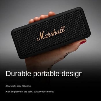 MARSHALL Оригинален безжичен Bluetooth високоговорител EMBERTON IPX7 Водоустойчив спортен високоговорител Стерео бас звук Външни преносими високоговорители